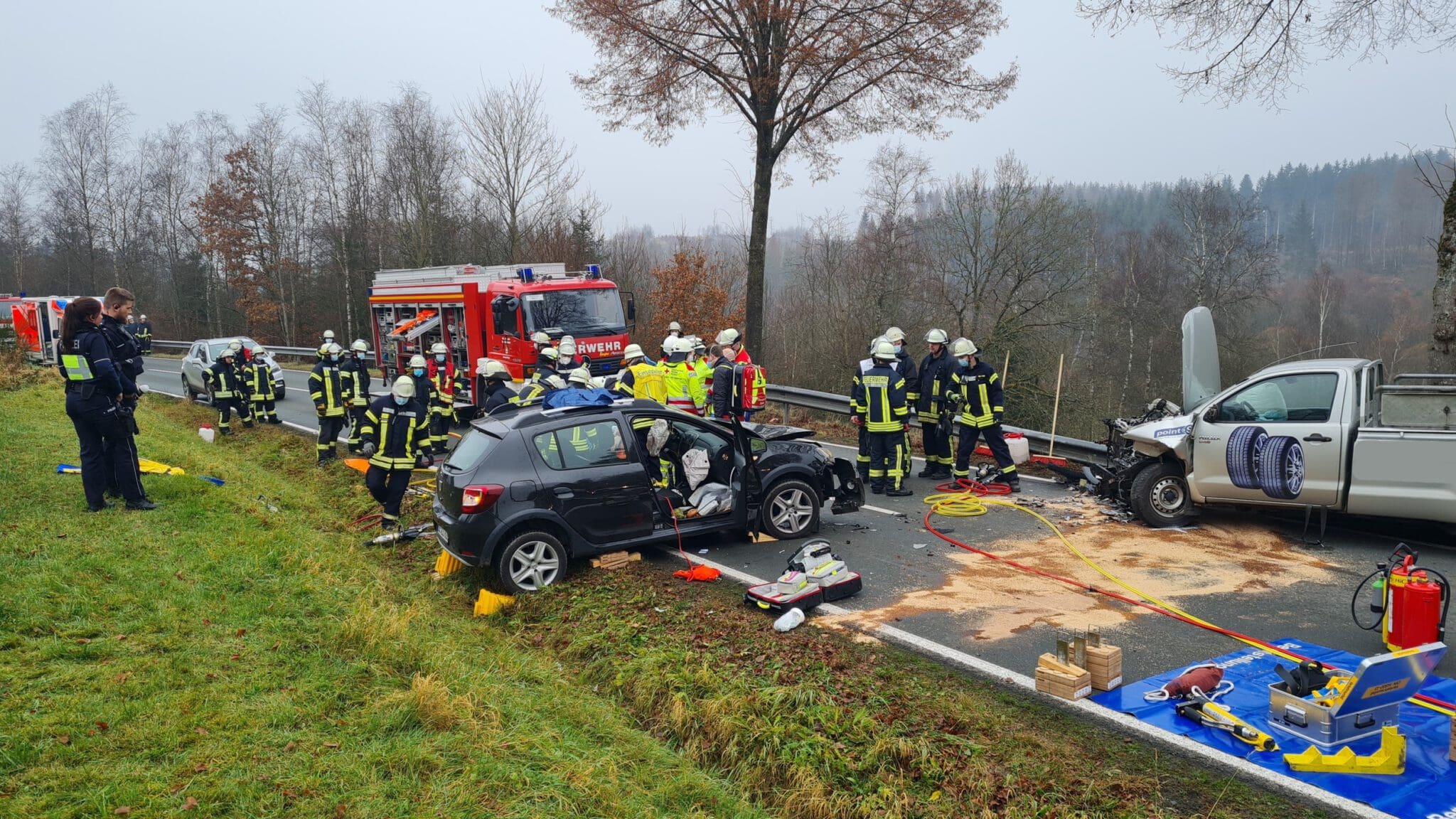 Schwerer Verkehrsunfall in Ottfingen
